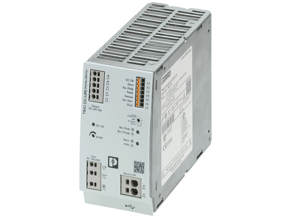 Unterbrechungsfreie Stromversorgung PX TRIO-UPS-2G/1AC/24DC/10