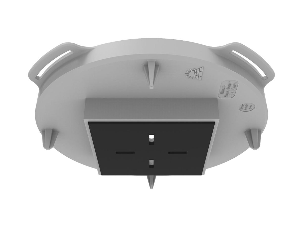 Frontteil Spotbox Mini Flex 75×75mm für Sichtbeton grau