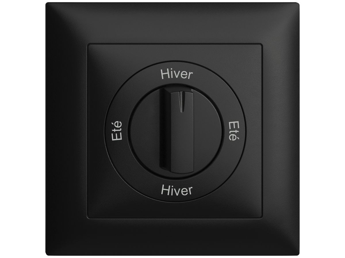 Frontset Eté-Hiver-Eté-Hiver EDIZIOdue 88×88mm schwarz