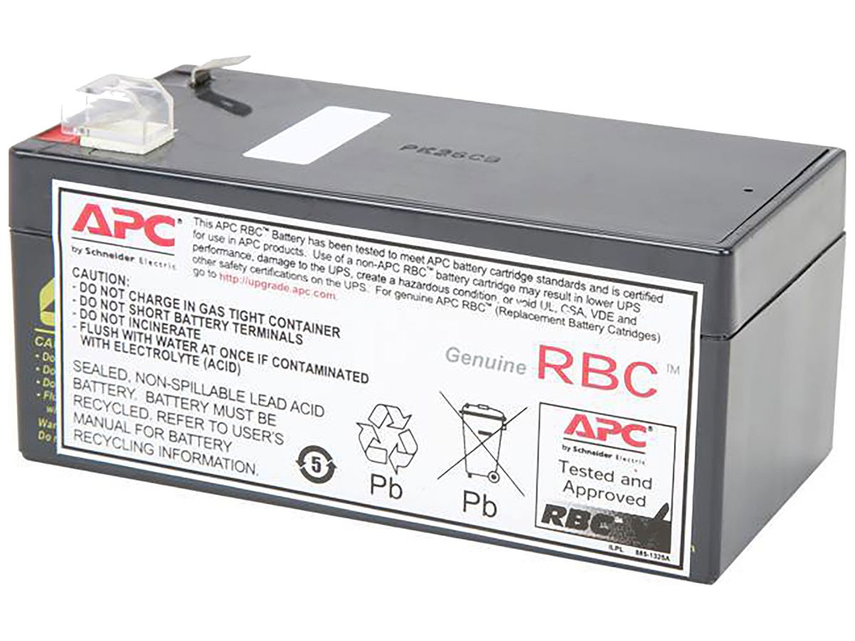 Batterie APC 12V 3000mAh 1 Zelle 134×58×66mm