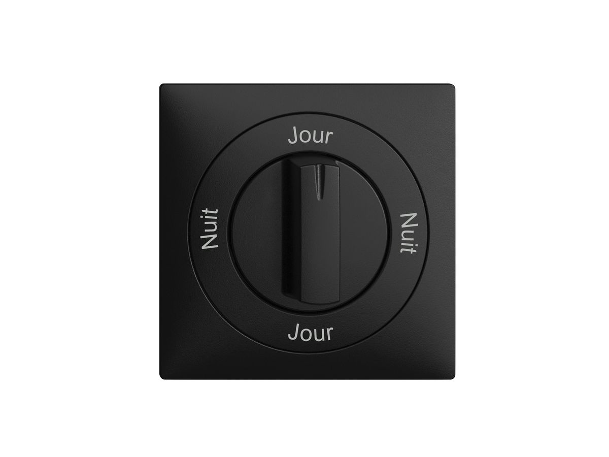 Frontset Nuit-Jour-Nuit-Jour EDIZIOdue 60×60mm schwarz