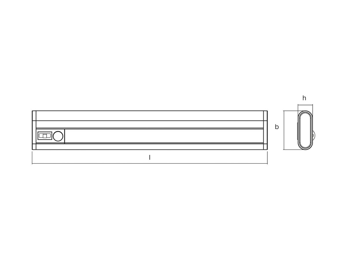 LED-Lichtleiste LDV LinearLED Mobile Battery 300, PIR