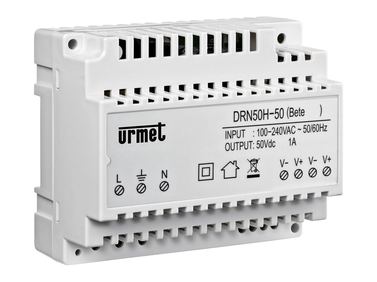 REG-Netzgerät Urmet Villa, für 2VOICE, In: 110/230 V AC, Out: 50 V DC