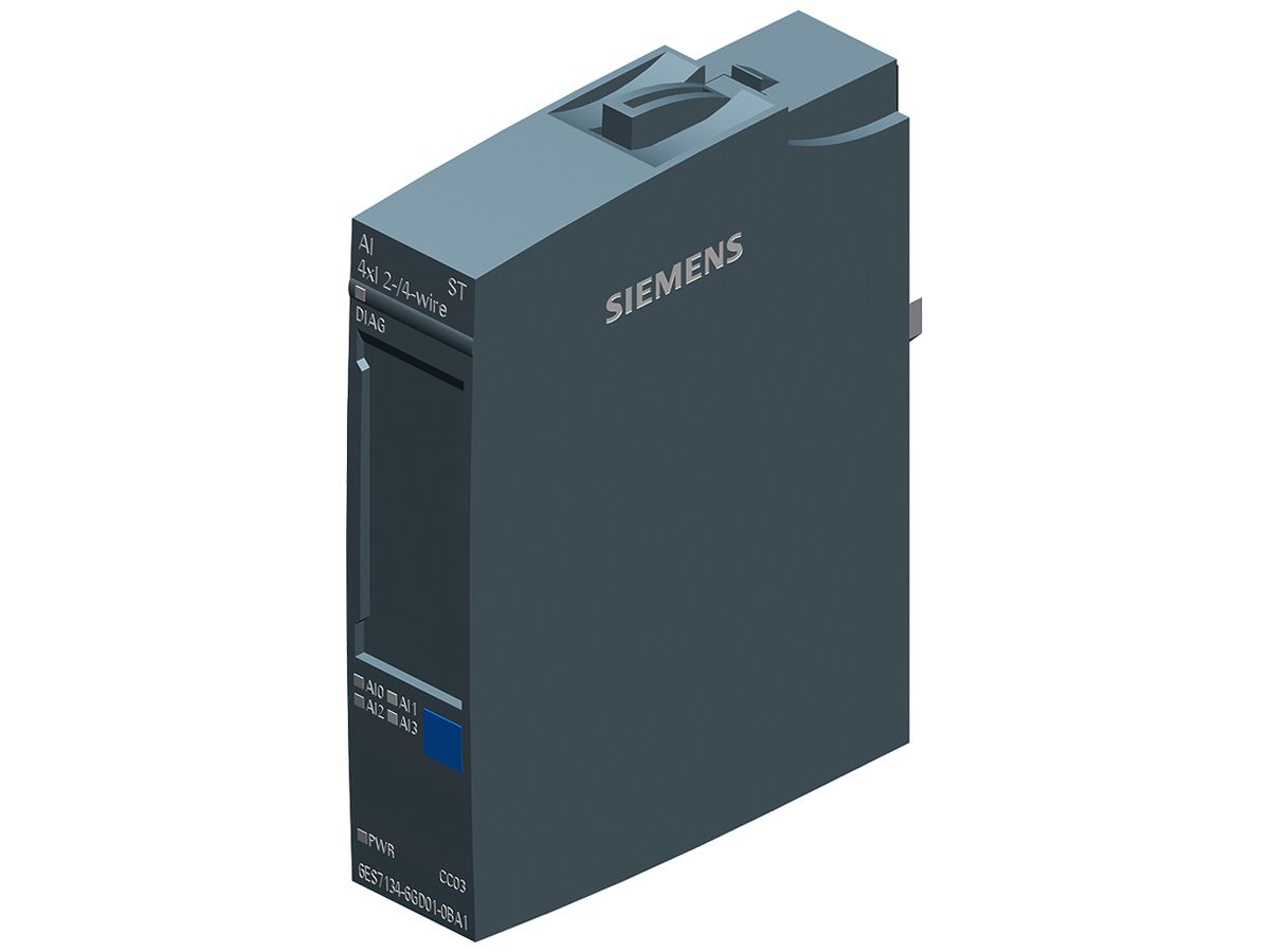 SPS-Eingabemodul Siemens SIMATIC ET200SP AI 4×I ST A0/A1 CC03