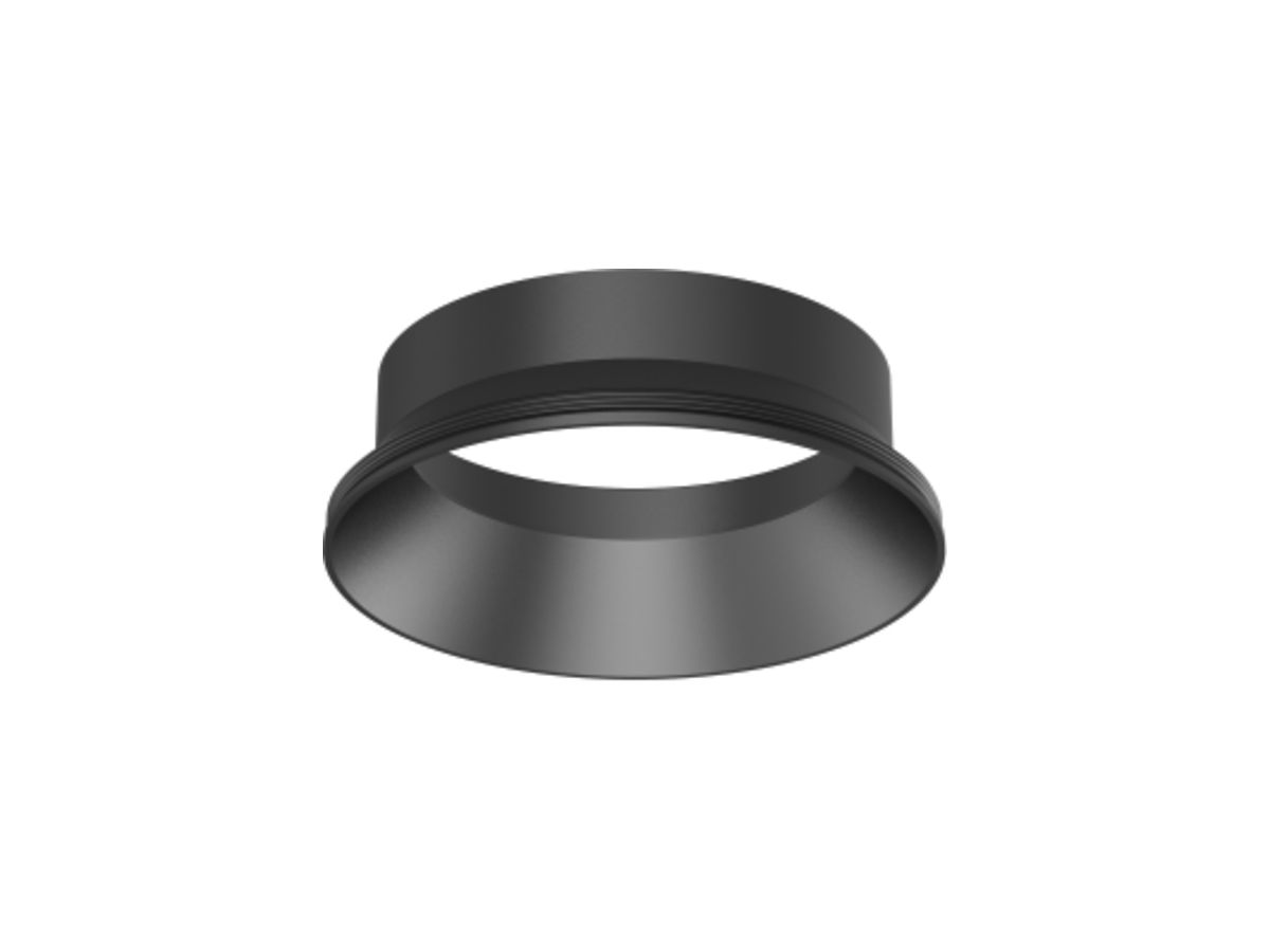 Dekorring DOTLUX für LED-Leuchte SLIMvario, Ø78×24mm, Aluminium, schwarz