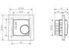 Raumthermostat Theben Ram 741 Ra