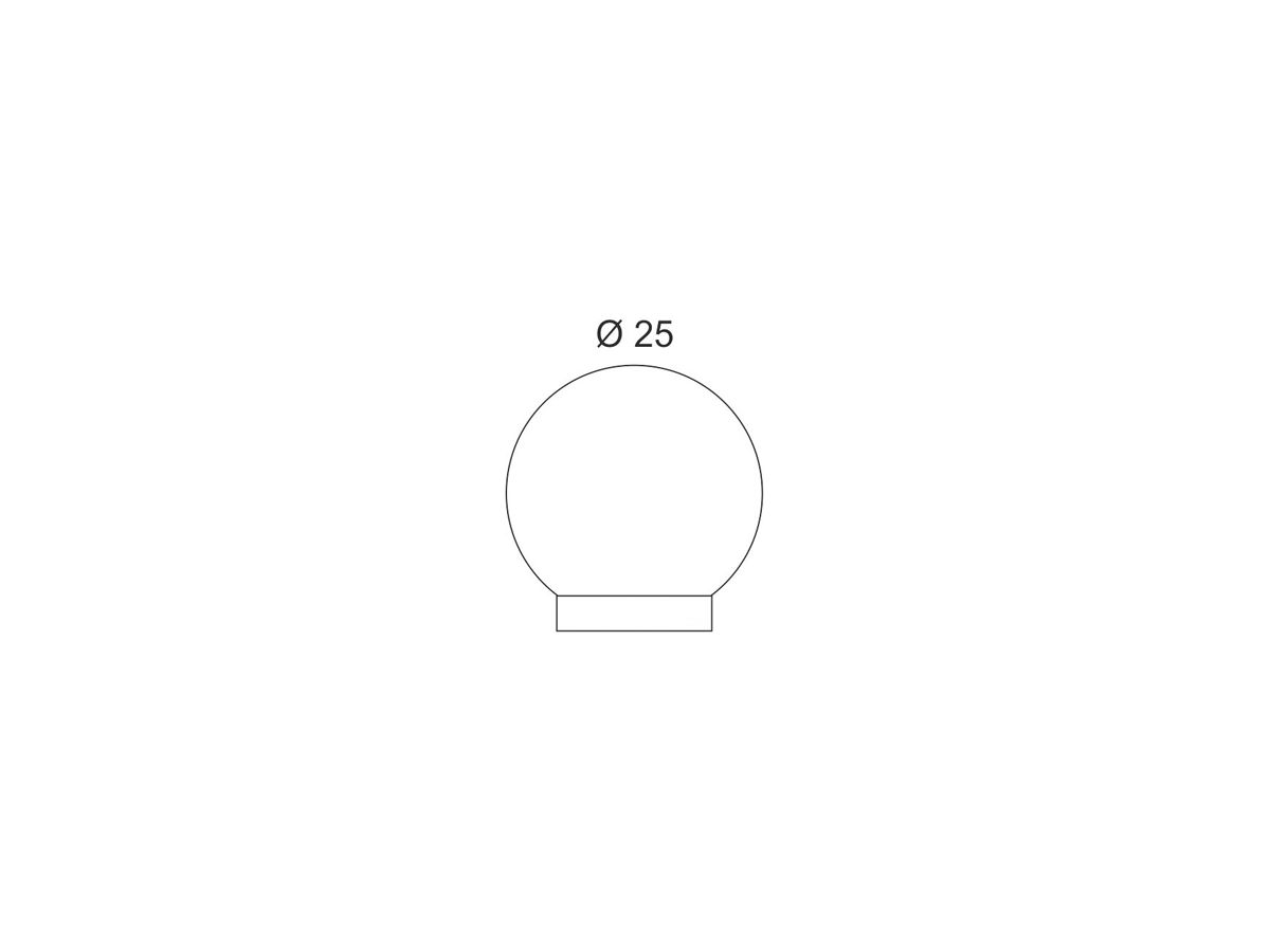 Standleuchte SLV ROTOBALL FLOOR 25, E27 24W IP44 weiss