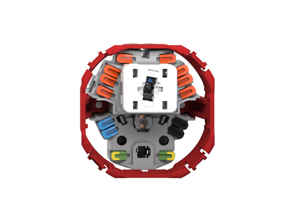 Kombination Feller SNAPFIX® S6L+T13 Seitenbeleuchtung bl