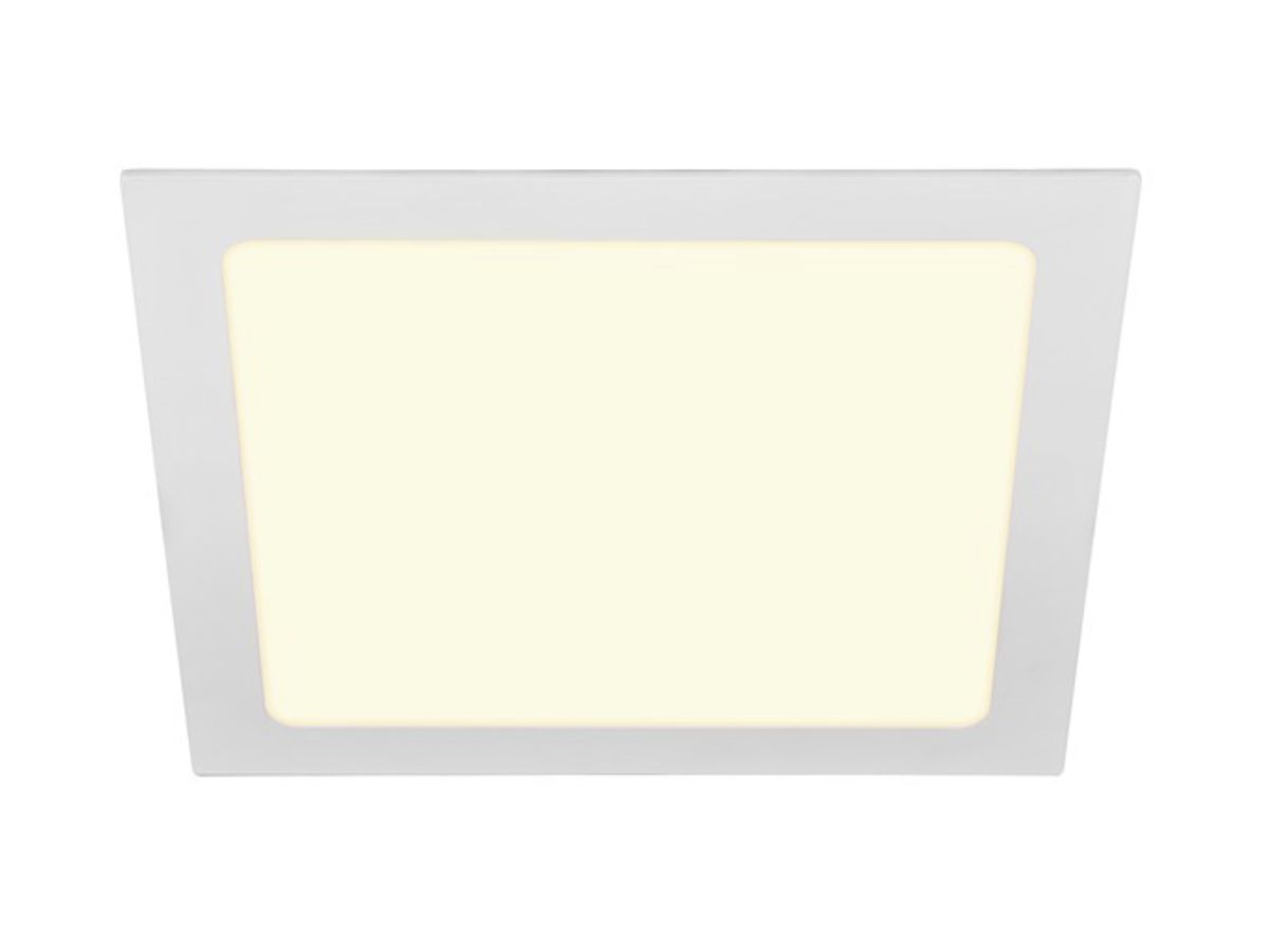 EB-LED-Deckenleuchte SLV SENSER24 SQUARE 500mA 13W 1200lm 3000K EB 205×205mm ws