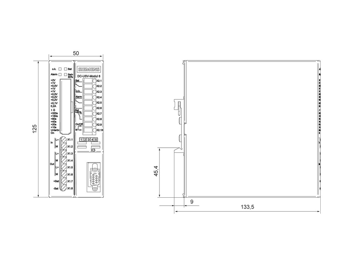 Stromversorgung SITOP DC-USV 24VDC/6A USB-Schnittstelle