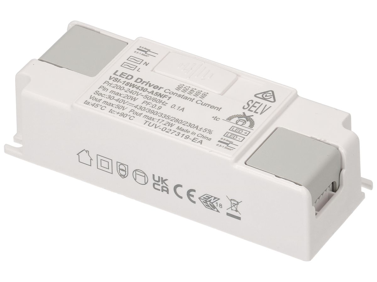 LED-Betriebsgerät MH maxLUCE 10…18W 30…40V 230…430mA ON/OFF