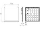 EB-LED-Deckenleuchte Philips CoreLine RC133V OC 28.5W 3600lm 840 DIM weiss