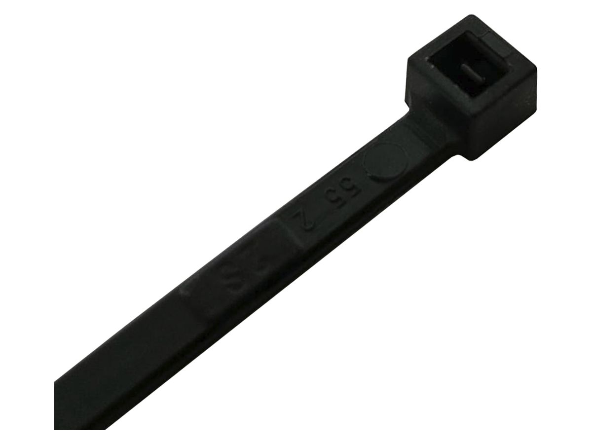 Kabelbinder Nylon 4.8/202mm schwarz UV-beständig