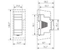 REG-Schaltuhr digital Theben TR 612 top3, 2-Kanal