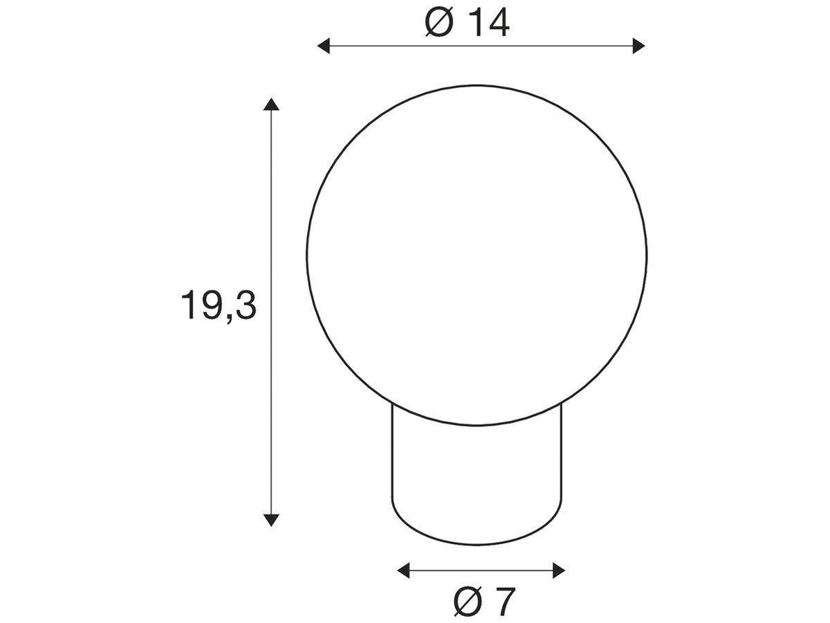 Tischleuchte SLV LITTLE SUN G9 1×0…3.6W Kupfer