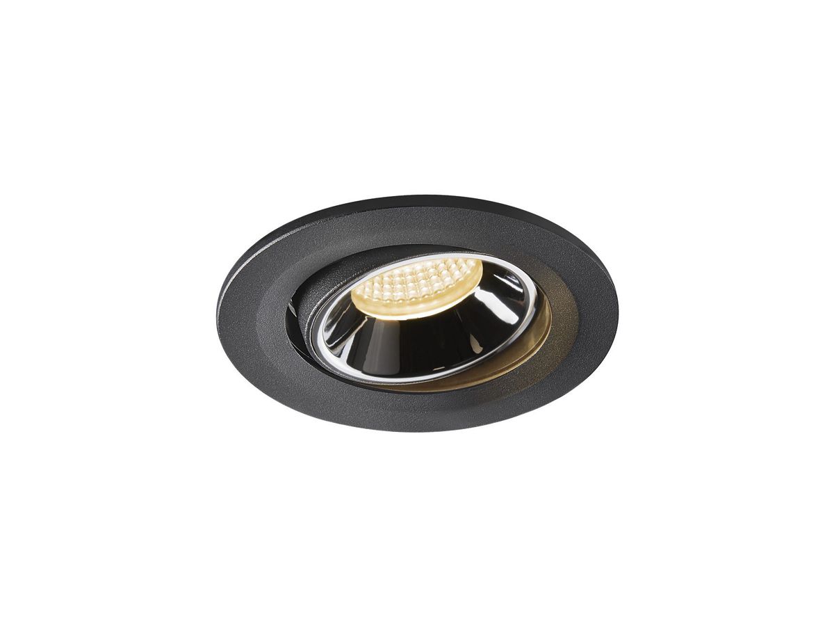 EB-LED-Downlight SLV NUMINOS MOVE S, 8.6W 250mA 700lm 3000K 20° sz/chr