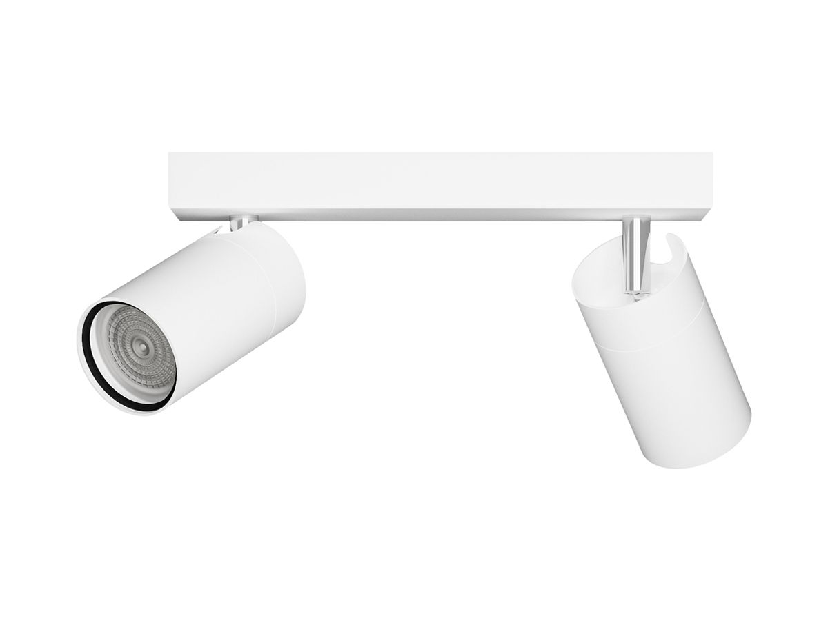 Spot Philips Idris GU10 2×5W IP44 240×119mm weiss