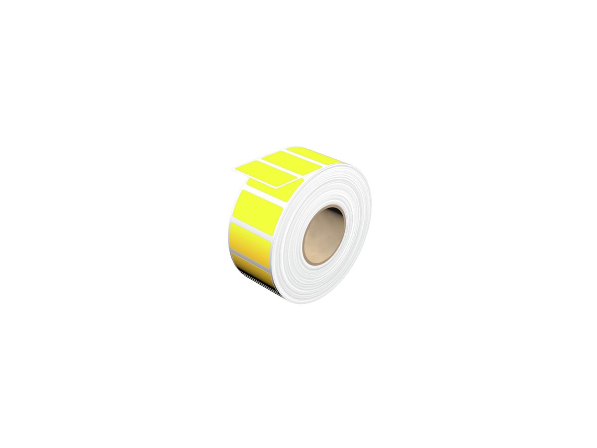 Etikette Weidmüller THM MT30X selbstklebend 38×19mm Polyester gelb