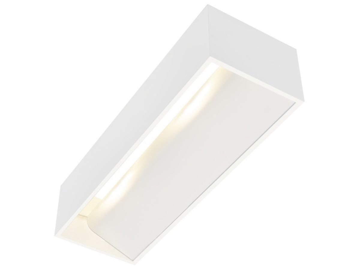 LED-Wandleuchte SLV LOGS IN L 17W 1400lm 3000K 300×100×70mm weiss