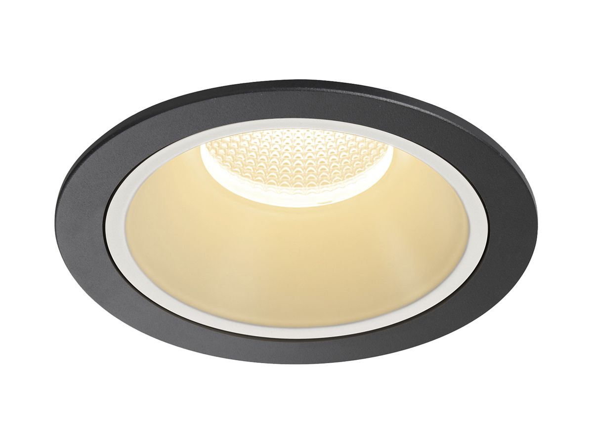 LED-Downlight SLV NUMINOS XL 37.4W 3550lm 3000K 20° DIM Ø160×108mm sz/ws