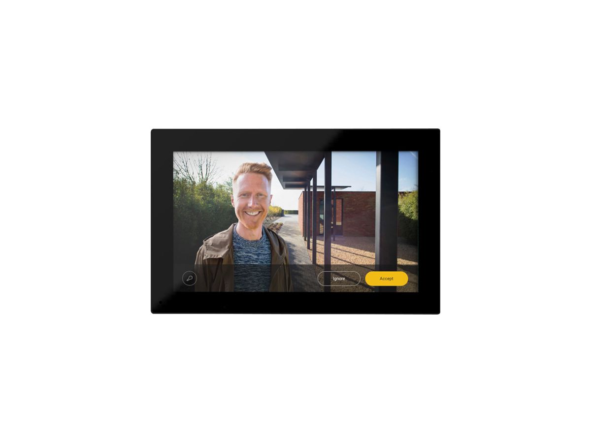 AP-Video-Hausstation Niko, 2-Draht, 1024×600 7", schwarz