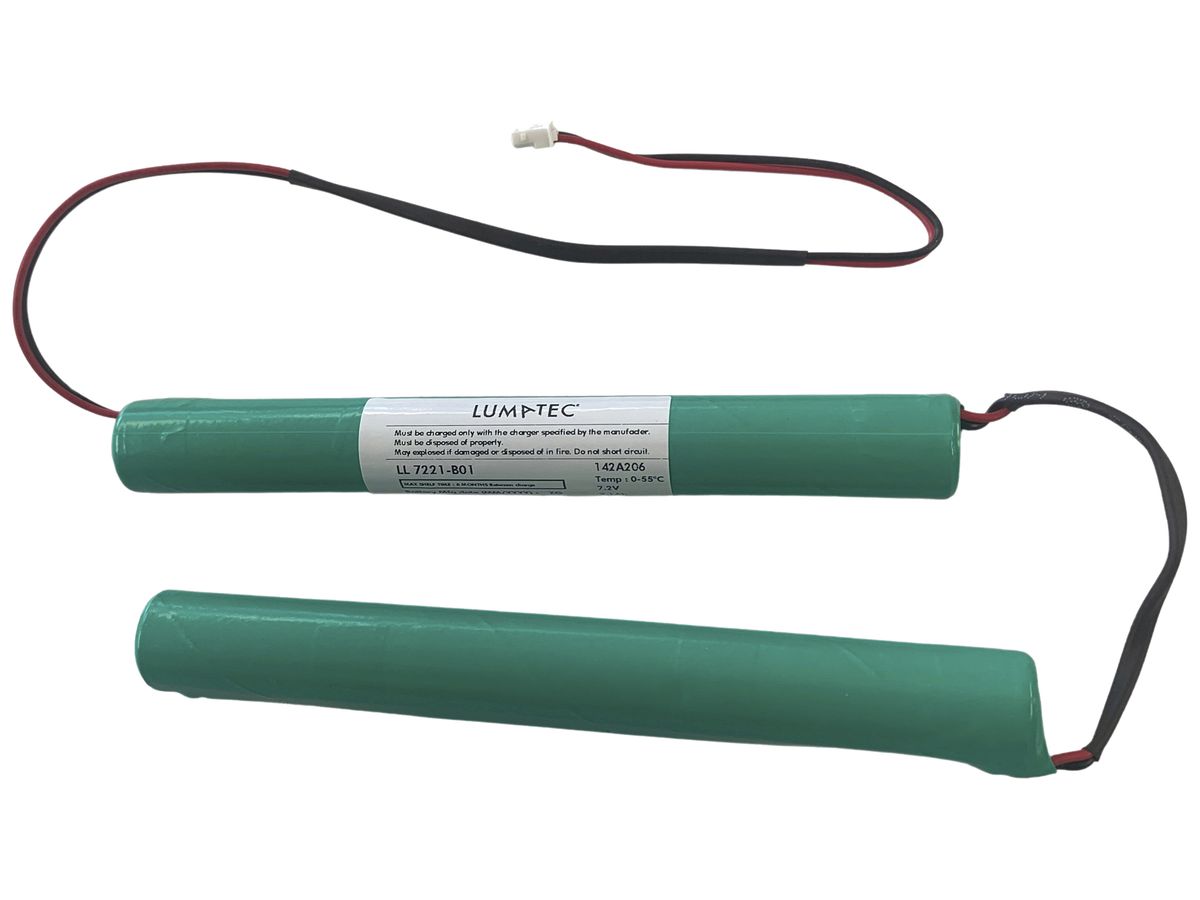 Akku Lumatec 7.2V 2100mAh NiMH Ø17.5×150mm