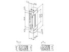 Vorlasttüröffner BSW B5000--L, 24VDC, stromlos geschlossen, Radiusfalle