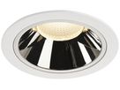 LED-Downlight SLV NUMINOS XL 37.4W 3500lm 3000K 55° DIM Ø160×108mm ws/Cr