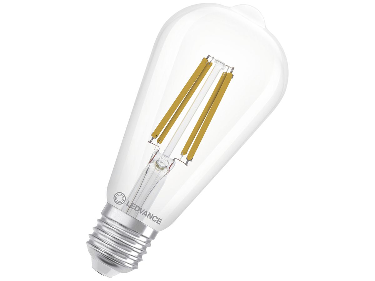 LED-Lampe LEDVANCE CLAS EDISON E27 3.8W 806lm 3000K Ø64×140mm klar