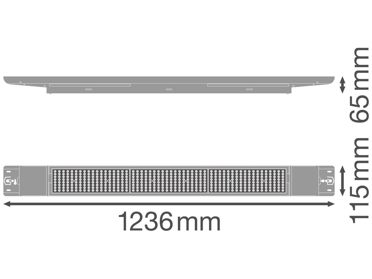 LED-Deckenleuchte LEDVANCE LOW BAY FLEX 1200 DALI W 73W 11315lm 4000K weiss