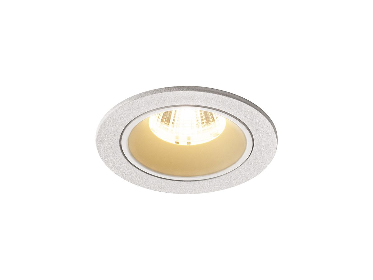 LED-Downlight SLV NUMINOS S 8.6W 730lm 3000K 55° DIM Ø80×52mm ws/ws