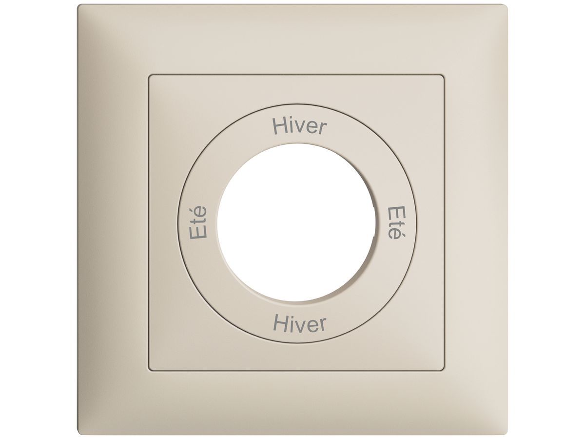 Frontset Eté-Hiver-Eté-Hiver EDIZIOdue 88×88mm crema