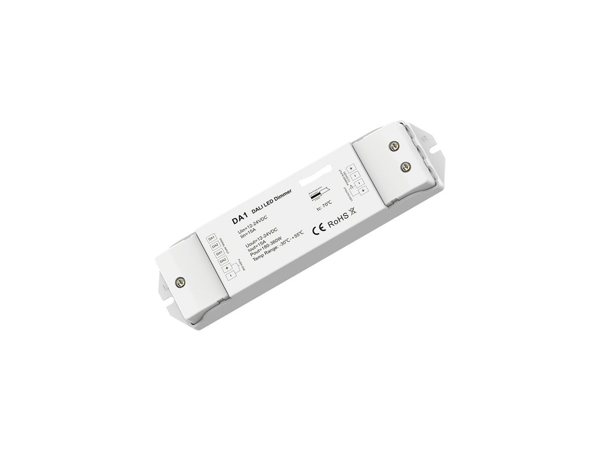 Dimmer DOTLUX IP20 12…24V DALI 360W 15A