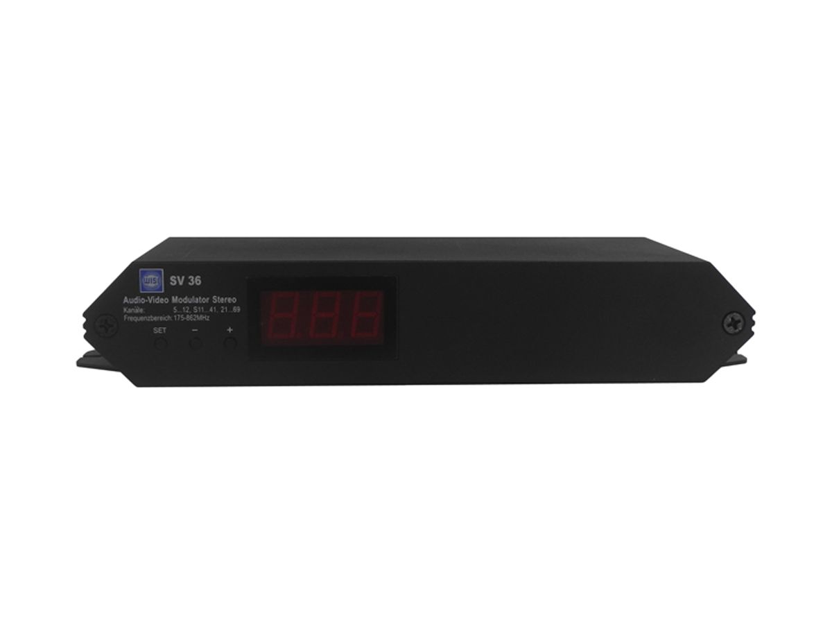 Modulator WISI SV36 Audio-Video, Stereo, 175…862 MHz, 70 dBµV