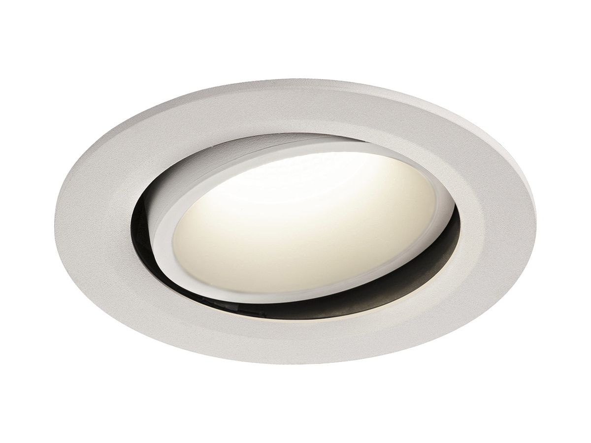 LED-Downlight SLV NUMINOS MOVE L 25.4W 2450lm 4000K 55° DIM Ø160×86mm ws/ws