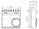 Raumthermostat Theben Ram 709