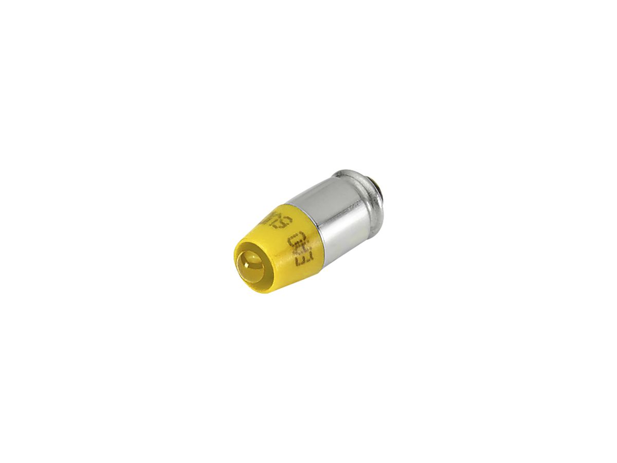 LED single EAO T1 3/4 MG 28VAC/DC, 7mA/14mA, gelb