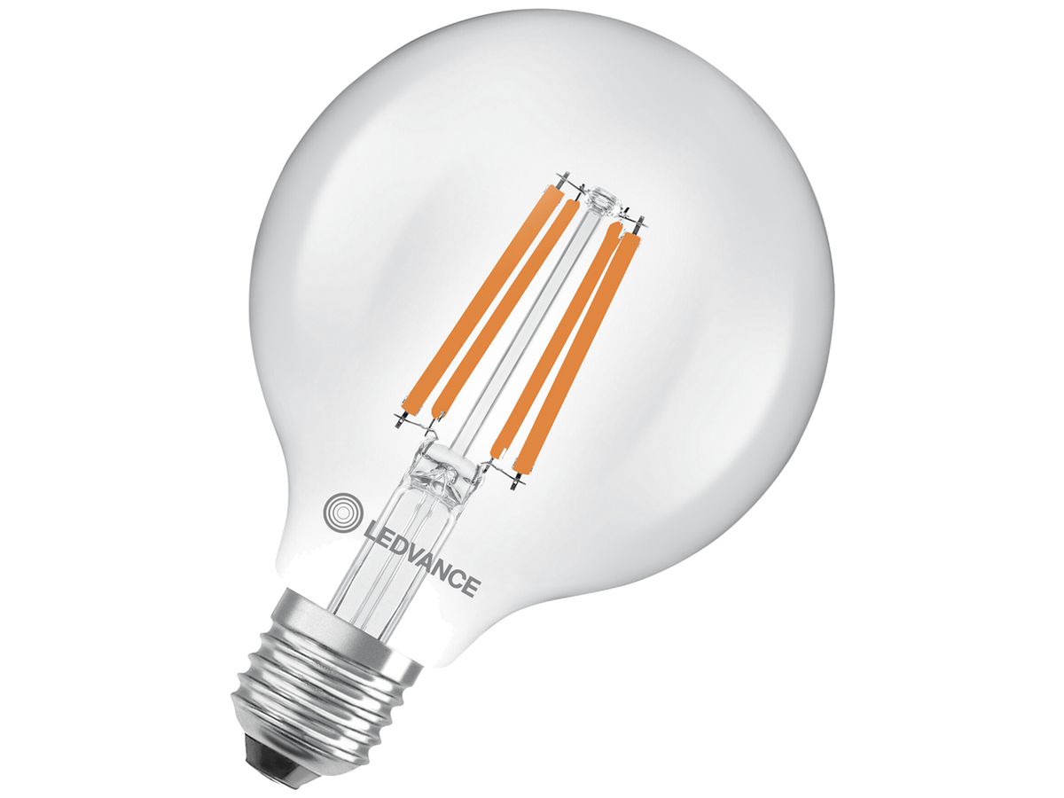 LED-Lampe LEDVANCE CLASSIC GLOBE E27 3.8W 806lm 2700K Ø95×135mm klar