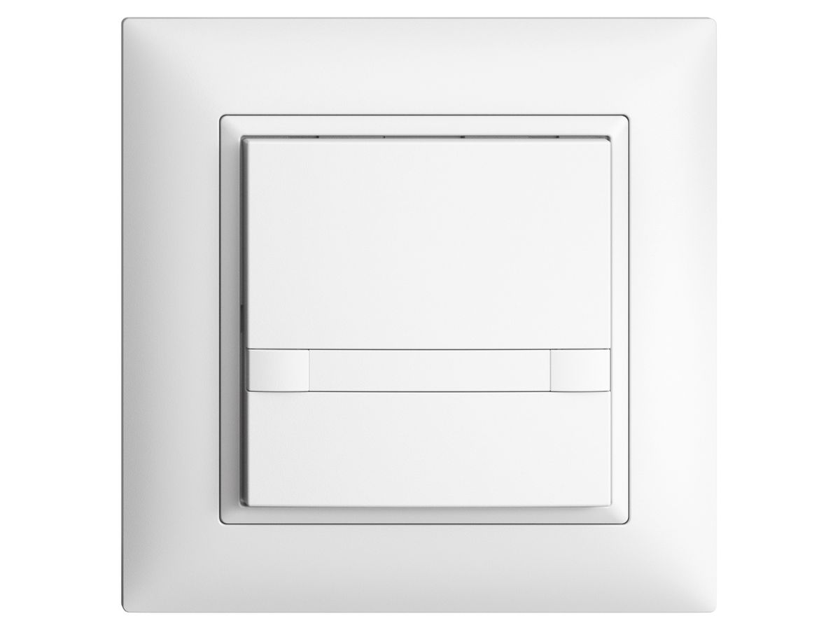 UP-KNX-Taster RGB EDUE FMI, 250mW, o.LED, m.Papier, 1×Taste, 2×Tastenb., ws