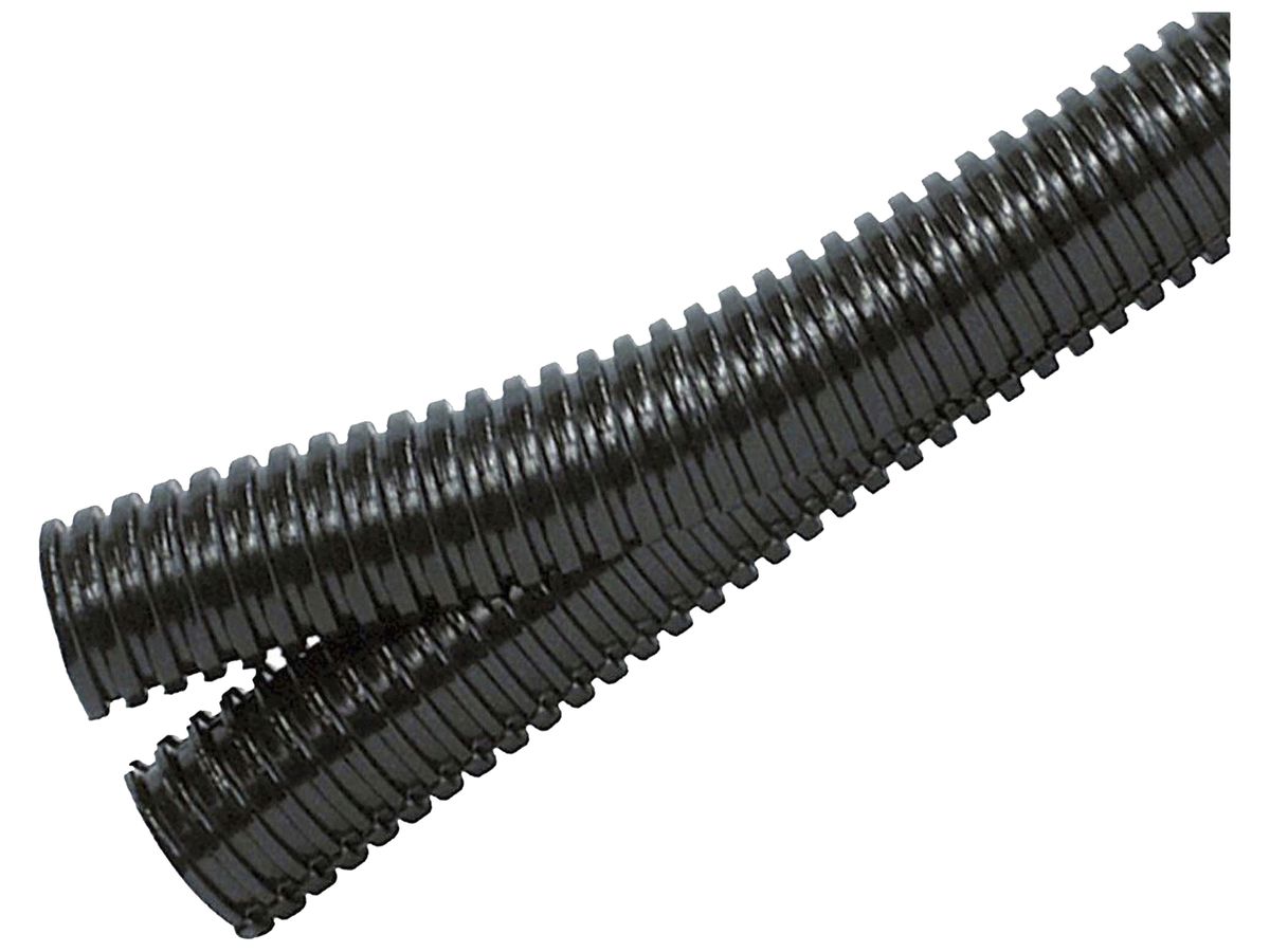 Kunststoffschlauch Duplex 11mm schwarz