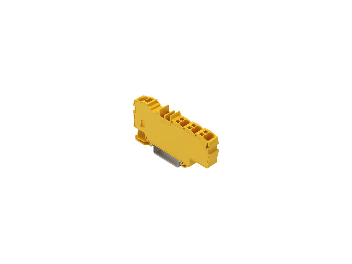 Durchgangsklemme WAGO Contact TOPJOB S 1×6/6×1.5mm² gelb