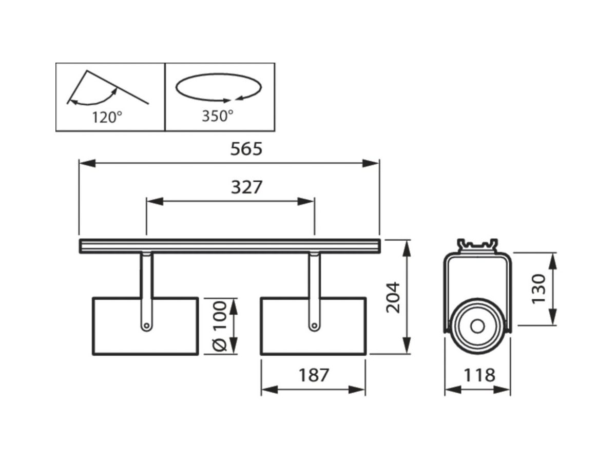 LED-Spotleuchte Philips ST321Y für CoreLine, 28W, 840, 3900lm, 38° weiss