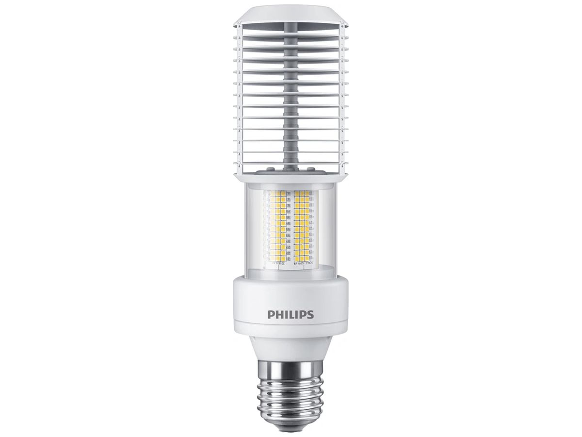 LED-Lampe Philips MASTER E40 85…95V 50W 9000lm 4000K Ø71×262mm klar
