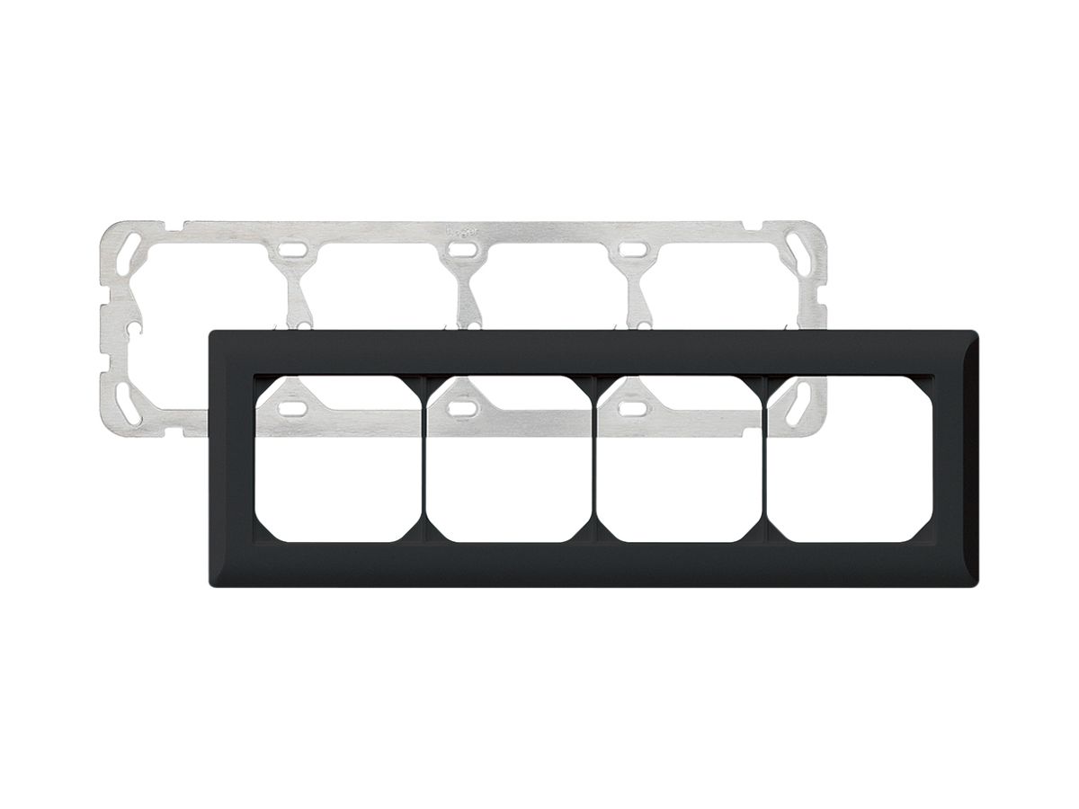 UP-Kopfzeile kallysto.line 1×4 schwarz horizontal