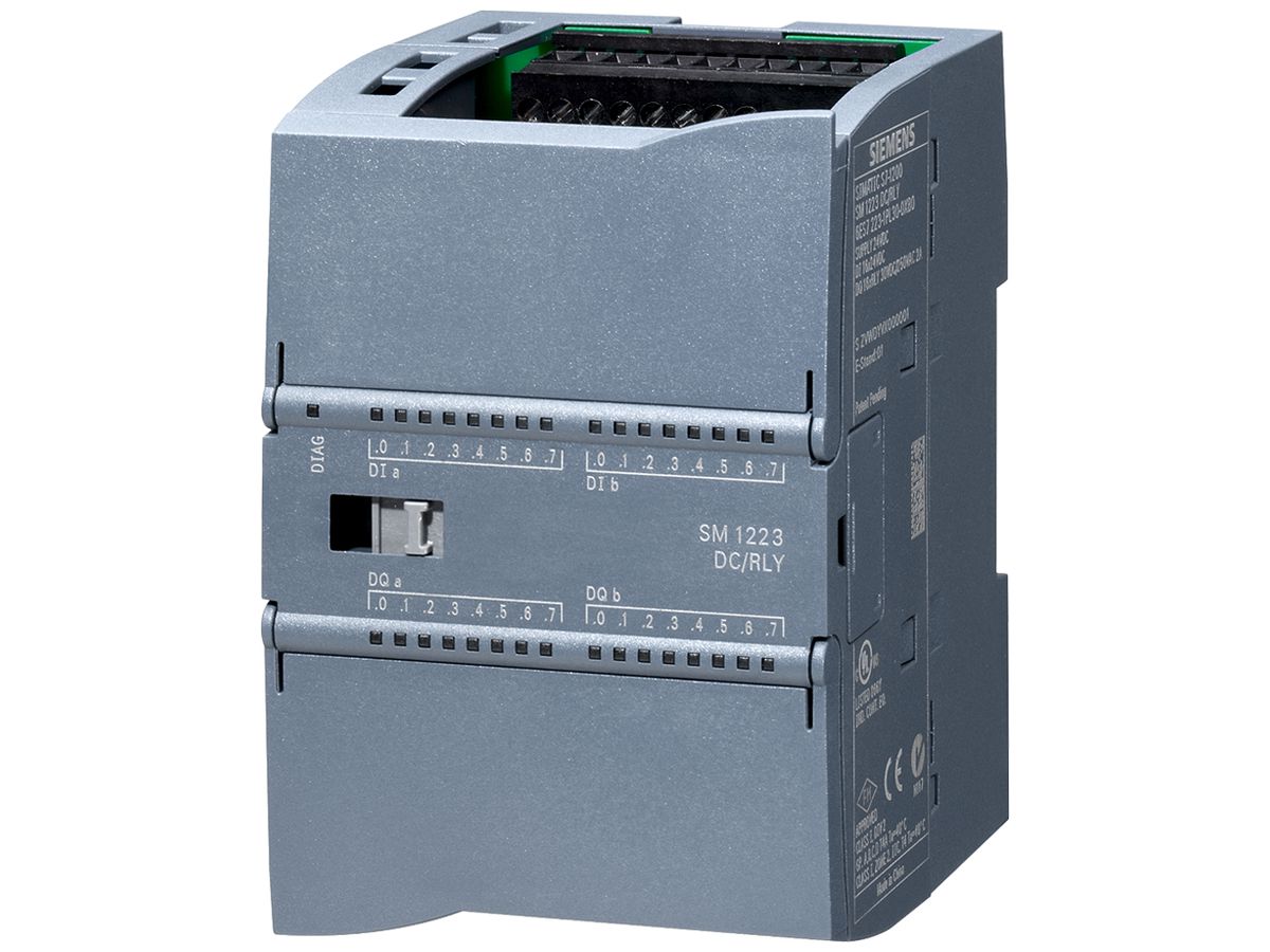 SPS-Ein-/Ausgabemodul Siemens SIMATIC S7-1200 SM 1223 DI 16×24V, DO 16×Relais