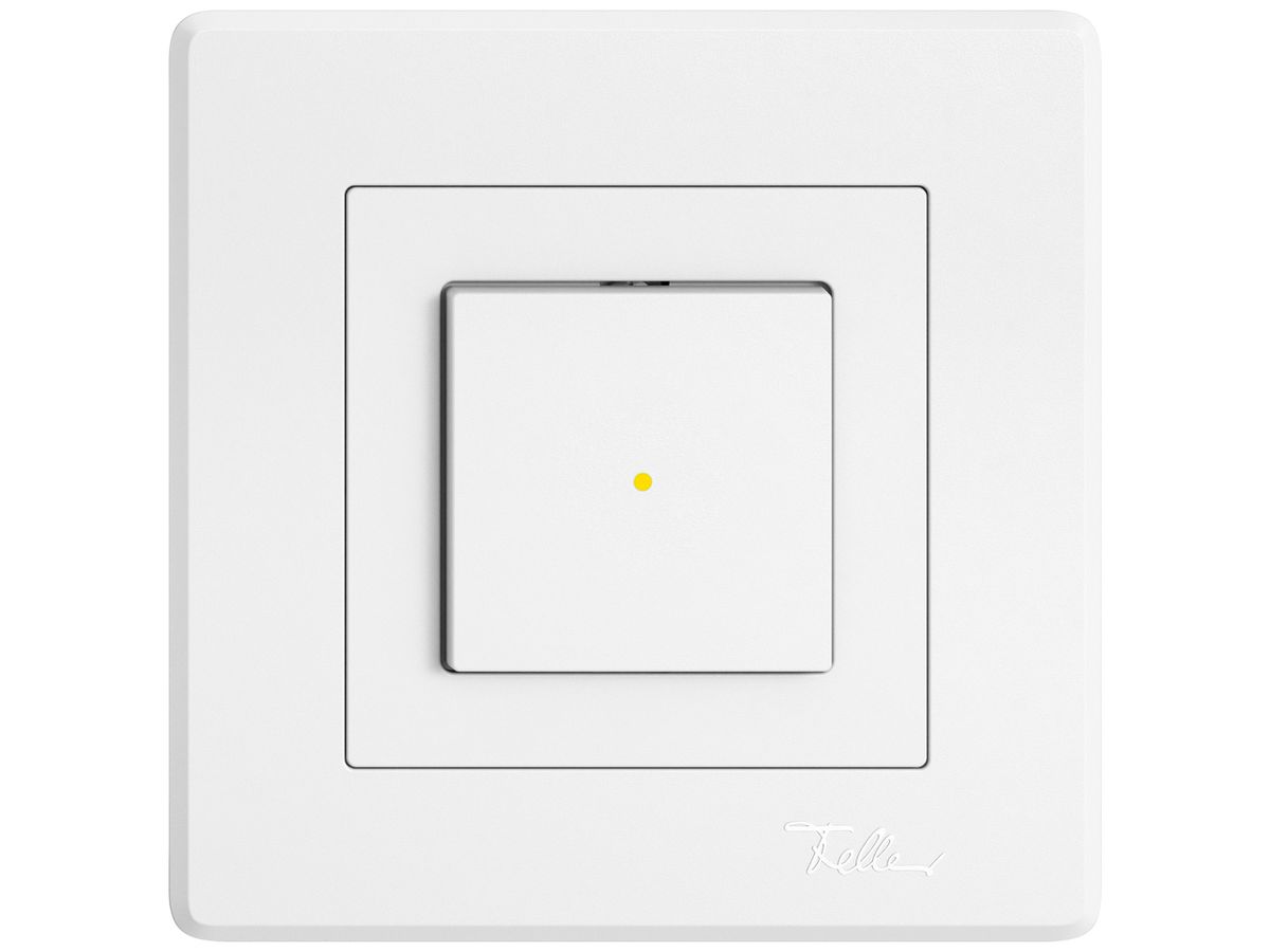 UP-Leuchtdruckschalter EDIZIO.liv SNAPFIX® 3/2L Frontlinse KS gelb ws