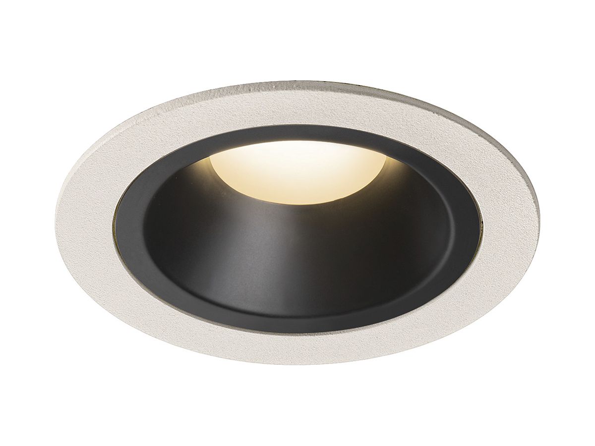 LED-Downlight SLV NUMINOS M 17.5W 1500lm 3000K 20° DIM Ø105×68mm ws/sz