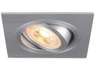 LED-Downlight SLV NEW TRIA 75 GU10 1×10W DIM 90×90mm Silber