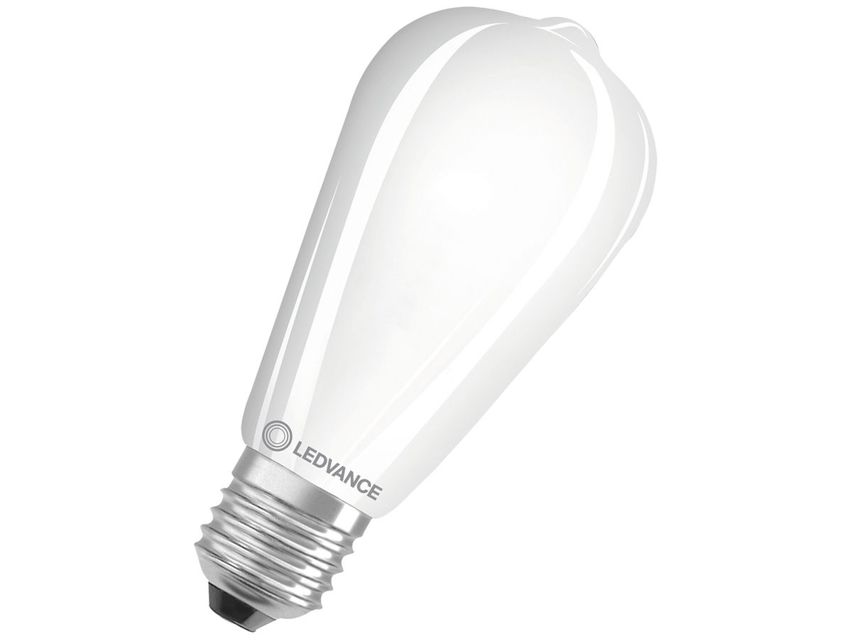 LED-Lampe LEDVANCE CLAS EDISON E27 4W 470lm 2700K Ø64×143mm mattiert