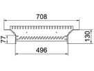 T-Abgang BET RAA 110×500mm Stahl bandverzinkt